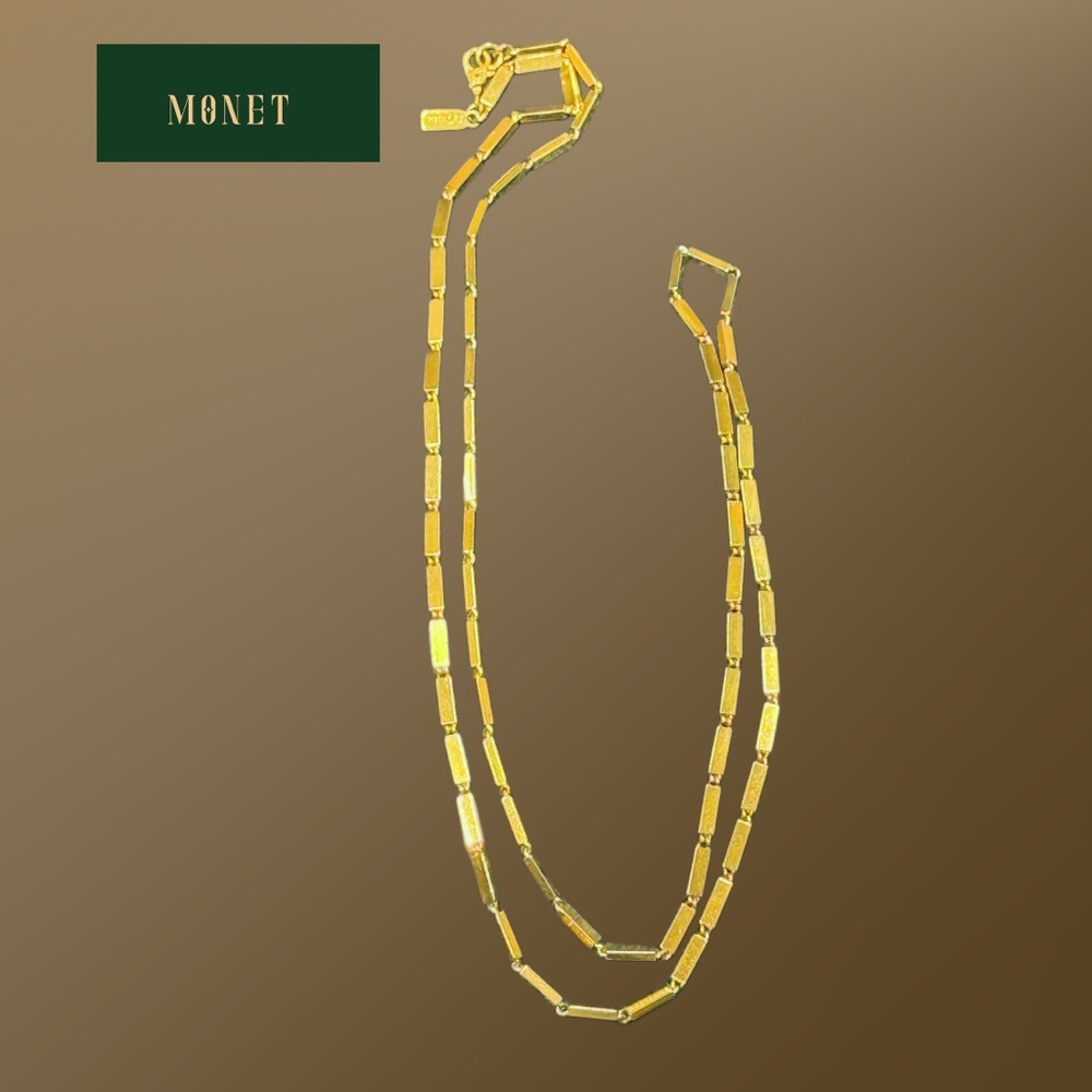 Monet Gold Tone Necklace